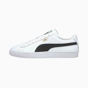 Puma Basket Classic XXI Férfi Tornacipő Fehér Fekete | HU13190