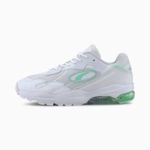 Puma CELL Ultra Transparent Férfi Tornacipő Fehér Zöld | HU14201