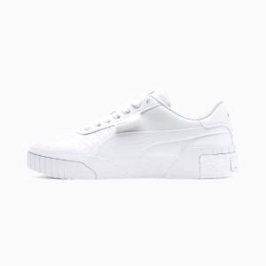 Puma Cali Lakkbőr Youth Lány Tornacipő Fehér | HU40521