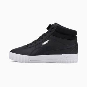 Puma Carina Mid Női Tornacipő Fekete | HU73138