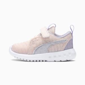 Puma Carson 2 Glitter V Fiú Tornacipő Rózsaszín Lila | HU63550