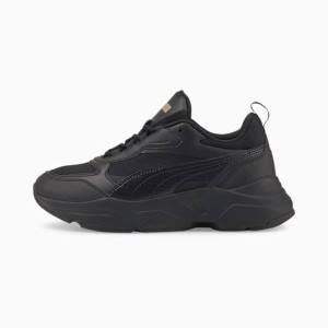 Puma Cassia Női Tornacipő Fekete Arany | HU41755