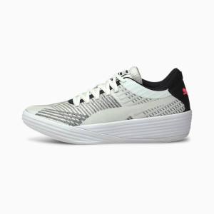 Puma Clyde All-Pro Női Kosárlabda Cipő Fehér Fekete | HU62677
