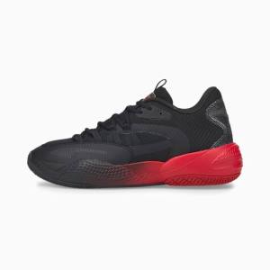 Puma Court Rider 2.0 Női Kosárlabda Cipő Fekete Rózsaszín | HU20061