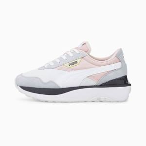 Puma Cruise Rider Női Tornacipő Fehér Rózsaszín | HU29178