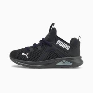 Puma Enzo 2 Weave Lány Tornacipő Fekete Titán | HU13439