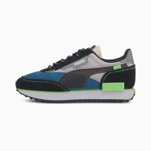 Puma Future Rider City Attack Youth Lány Tornacipő Kék Szürke | HU54122
