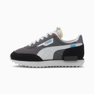 Puma Future Rider Stream On Youth Lány Tornacipő Fekete Szürke | HU74262