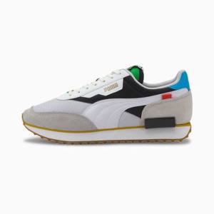 Puma Future Rider The Unity Kollekciók Női Tornacipő Fehér Fekete | HU51115