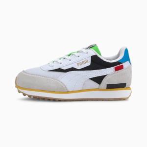 Puma Future Rider Unity Lány Tornacipő Fehér Fekete | HU29093