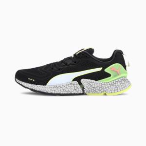 Puma HYBRID SPEED Orbiter Férfi Futócipő Fekete Sárga Fehér | HU28144