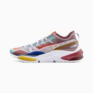 Puma LQDCELL Optic Sheer Férfi Futócipő Piros Sárga Szürke | HU66407