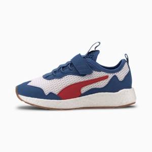 Puma NRGY Neko Skim AC Lány Tornacipő Fehér Piros Kék | HU78958