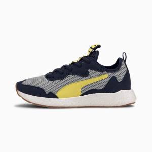Puma NRGY Neko Skim Youth Lány Tornacipő Sárga Szürke | HU20499