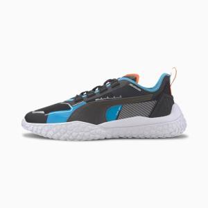Puma Octn LoFi DNA Női Motorsport Cipő Fekete Fehér Kék | HU34864