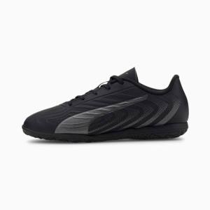 Puma PUMA ONE 20.4 IT Youth Fiú Focicipő Fekete Szürke | HU90813