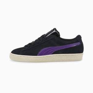Puma PUMA x BATMAN Catwoman Suede Classic Női Tornacipő Fekete | HU90022