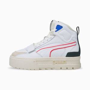 Puma PUMA x PUMA Mayze Mid Női Tornacipő Fehér | HU99711