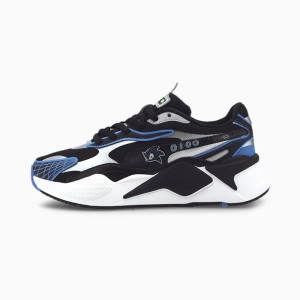 Puma PUMA x SEGA RS-X3 Youth Fiú Tornacipő Kék Fekete | HU28465