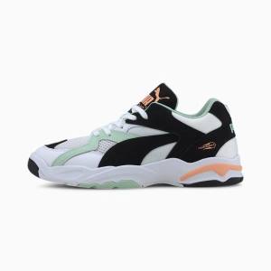 Puma Performer Clay Női Tornacipő Fehér Fekete Zöld | HU66242