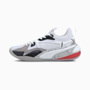 Puma RS-Dreamer Concrete Jungle Youth Fiú Kosárlabda Cipő Fehér Fekete | HU45976