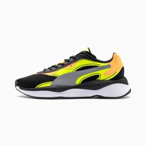 Puma RS-PURE Risk Alert Női Tornacipő Fekete Sárga | HU13390