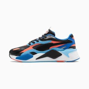 Puma RS-X3 Level Up Férfi Tornacipő Fekete Korall | HU74163