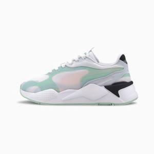 Puma RS-X3 Plas_Tech Női Tornacipő Zöld | HU98238