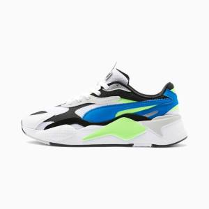 Puma RS-X3 Puzzle Soft Női Tornacipő Fehér Kék | HU88802