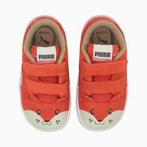 Puma Ralph Sampson Animals V Fiú Tornacipő Piros Szürke | HU90547