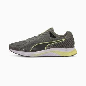 Puma SPEED Sutamina 2 Férfi Futócipő Szürke Fekete Sárga | HU91661