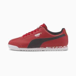 Puma Scuderia Ferrari Race Roma Férfi Motorsport Cipő Piros Fekete Fehér | HU82177