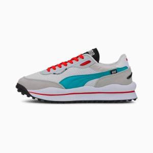 Puma Stílusok Rider Neo Archive Női Tornacipő Fehér Szürke | HU38975