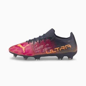 Puma ULTRA 3.4 FG/AG Férfi Focicipő Fukszia Narancssárga | HU79011