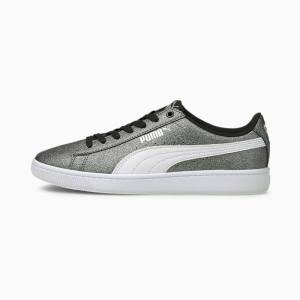 Puma Vikky v2 Glitz 2 Youth Lány Tornacipő Titán Fehér Fekete | HU44712