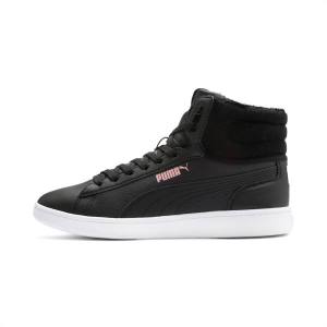 Puma Vikky v2 Mid-Cut Téli Női Tornacipő Fekete Rózsaszín Fehér | HU34047