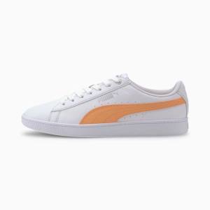 Puma Vikky v2 Női Tornacipő Fehér Narancssárga Titán | HU58481