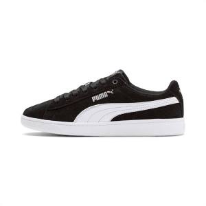 Puma Vikky v2 SD Youth Lány Tornacipő Fekete Fehér Titán | HU51384