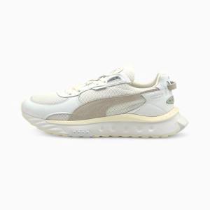 Puma Wild Rider Luxe Női Tornacipő Szürke Lila Fehér | HU79379